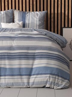 Sleeptime Stripy - Blauw Dekbedovertrek