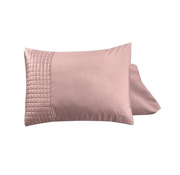 Sleeptime 2-Pack: Kussenslopen - Velvet Band - Roze