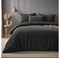 Check Teddy - Antraciet Dekbedovertrek