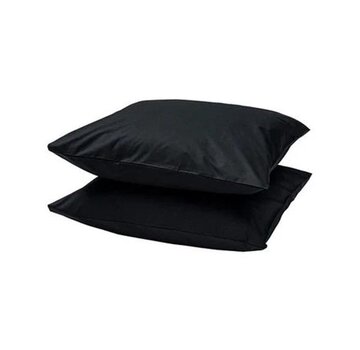 Beau Maison 2-Pack: Kussenslopen - Perkaal Katoen  - Zwart