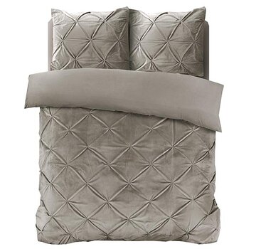 Sleeptime Velvet Pintuck - Zand Dekbedovertrek