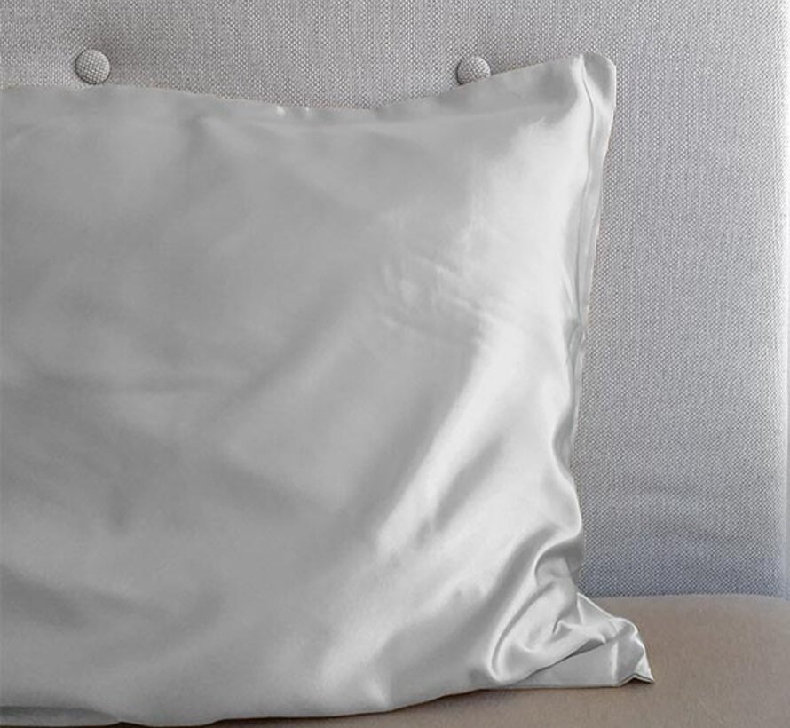 Kussensloop Satin - Zilver