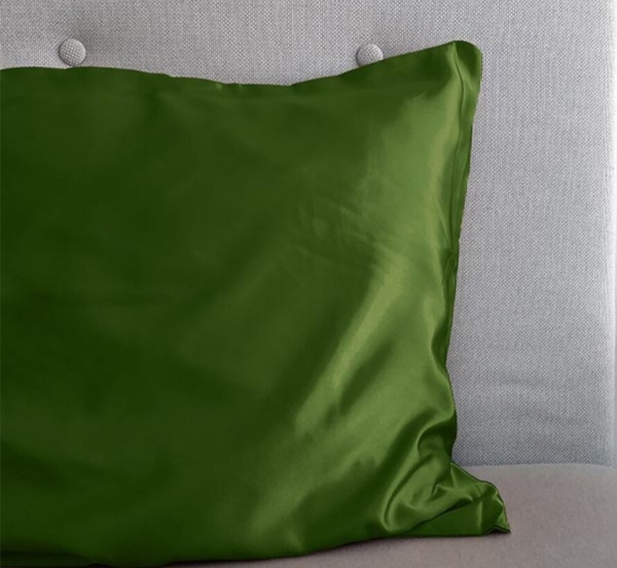Kussensloop Satin - Groen