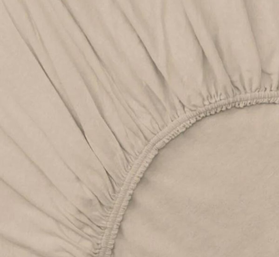 Hoeslaken - Katoen - Zand