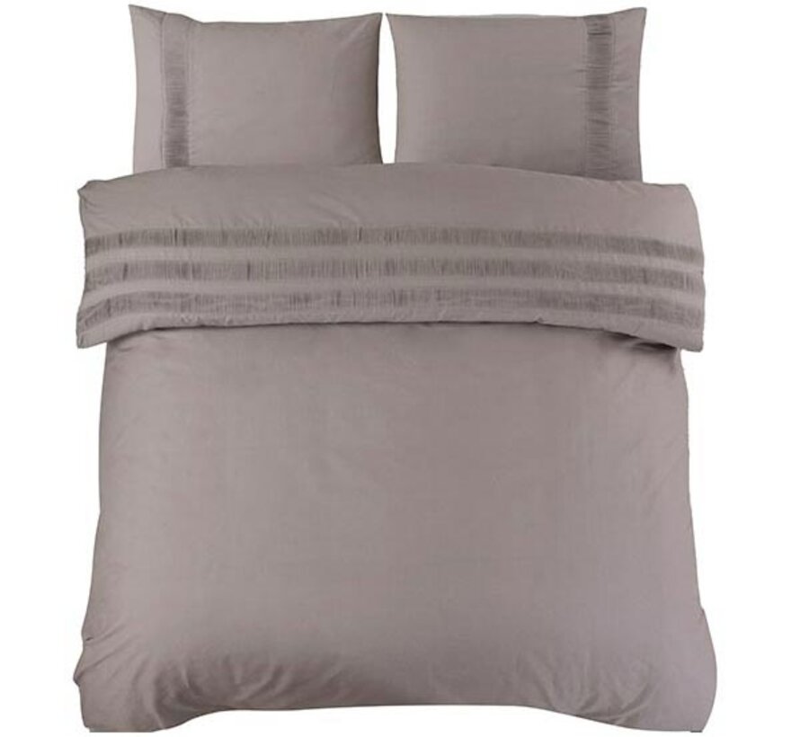 Bali - Taupe Dekbedovertrek