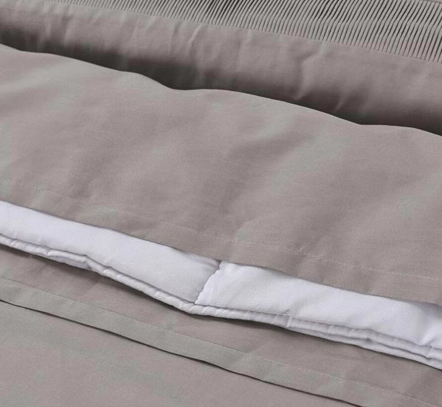 Bali - Taupe Dekbedovertrek