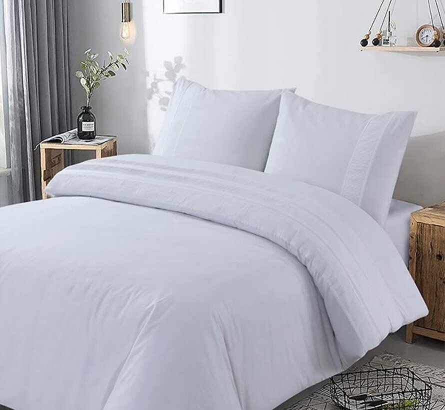 Bali - Wit Dekbedovertrek