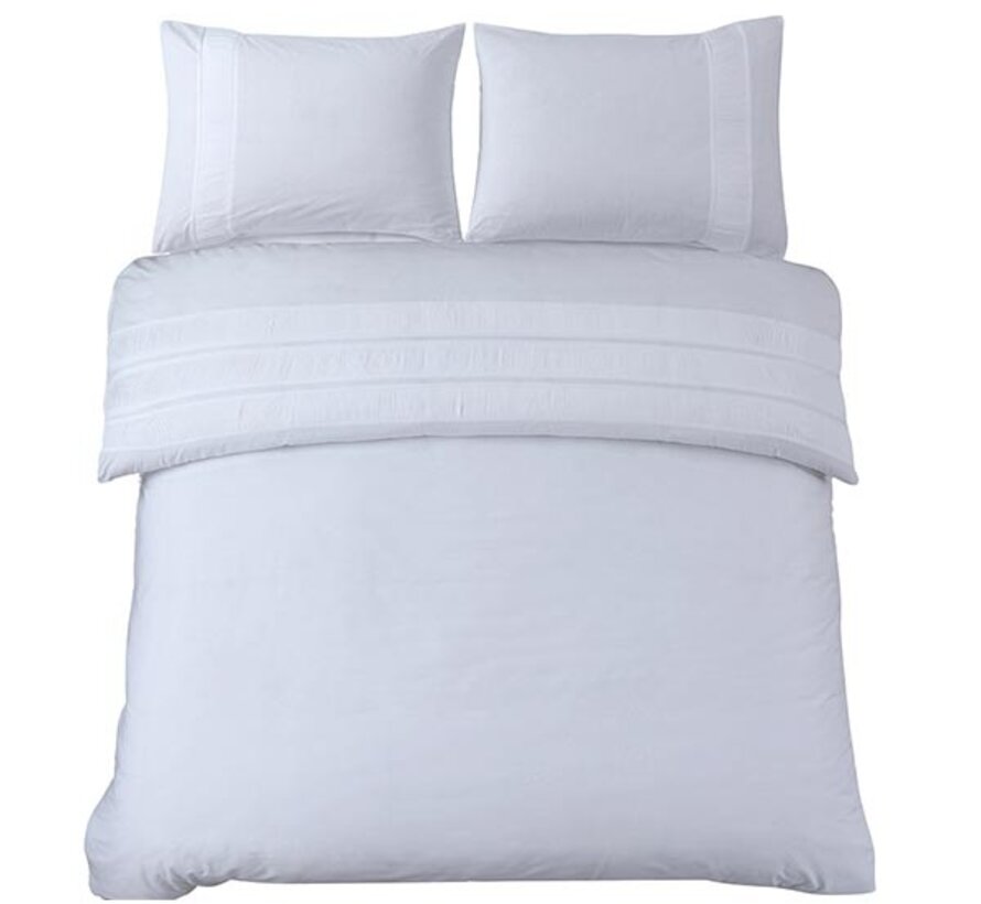 Bali - Wit Dekbedovertrek