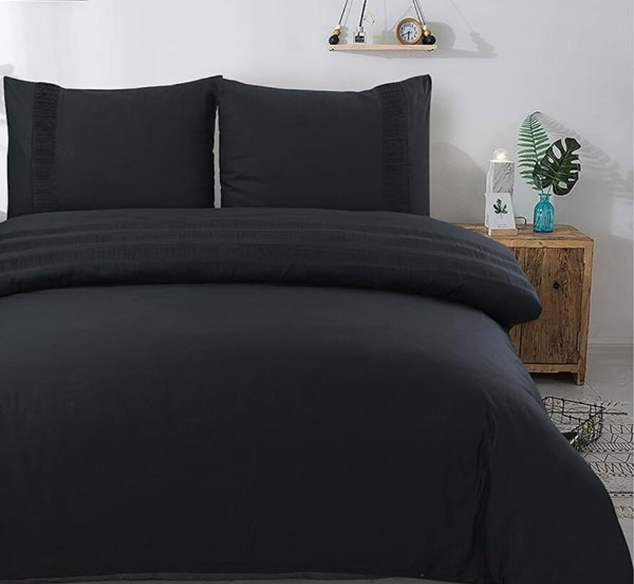 Bali - Zwart Dekbedovertrek