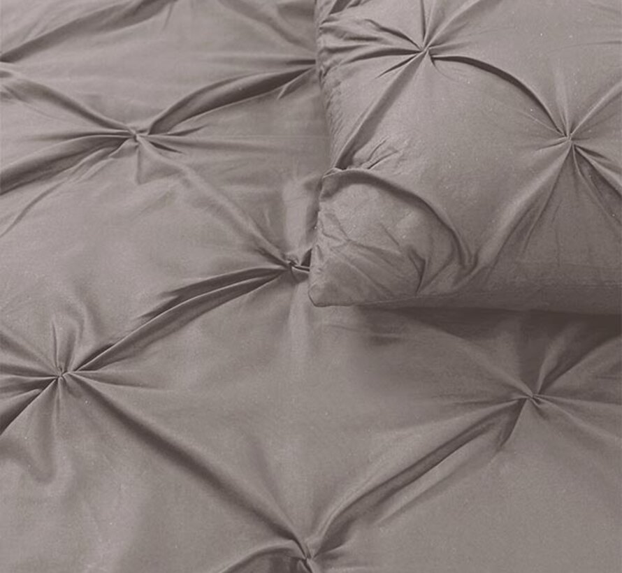 Salvador - Taupe Dekbedovertrek