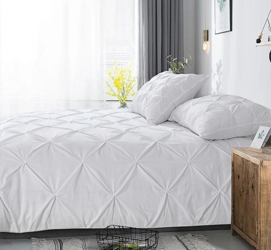 Salvador - Wit Dekbedovertrek