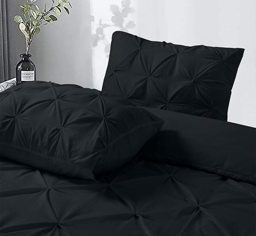 Salvador - Zwart Dekbedovertrek