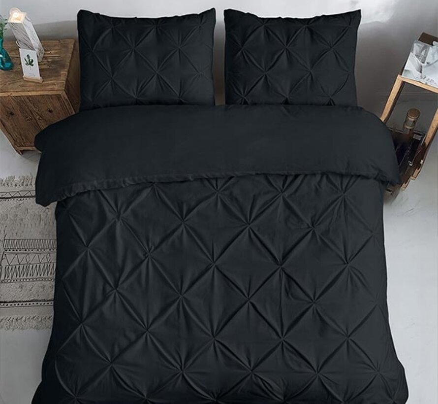 Salvador - Zwart Dekbedovertrek