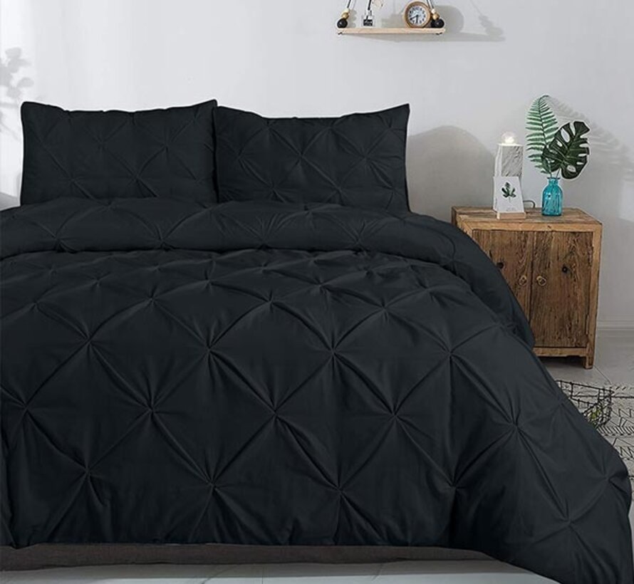 Salvador - Zwart Dekbedovertrek