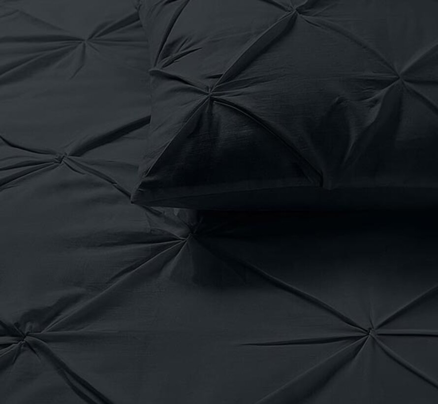 Salvador - Zwart Dekbedovertrek