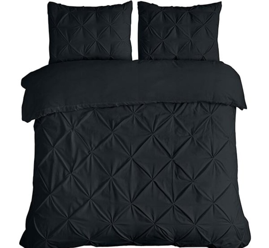 Salvador - Zwart Dekbedovertrek