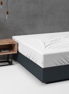 Sleeptime Hoeslaken Flanel - Basic - Wit