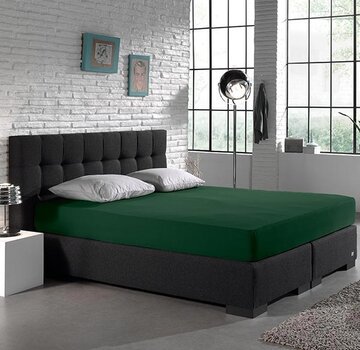 Dreamhouse Hoeslaken Enkel Jersey - Stretch - Botanical Groen