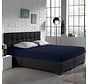 Hoeslaken Enkel Jersey - Stretch - Indigo Blauw