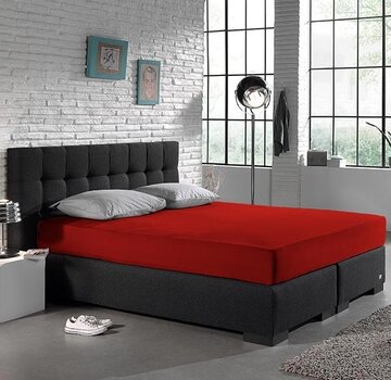 Dreamhouse Hoeslaken Enkel Jersey - Stretch - Rood