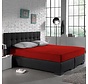 Hoeslaken Enkel Jersey - Stretch - Rood