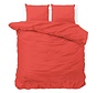 Satin Point - Rood Dekbedovertrek