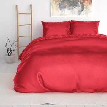 Sleeptime Beauty Skin Care - Rood Dekbedovertrek