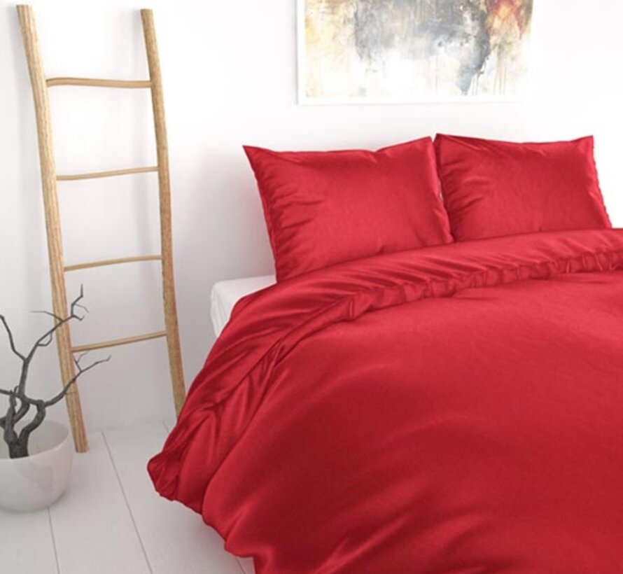Beauty Skin Care - Rood Dekbedovertrek