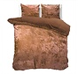 Crushed Velvet - Hout Bruin Dekbedovertrek