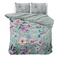 Flore - Blauw/Multi Dekbedovertrek