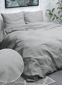 Sleeptime Jason - Flanel - Grijs Dekbedovertrek