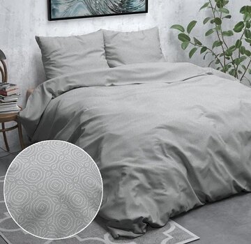 Sleeptime Jason - Flanel - Grijs Dekbedovertrek