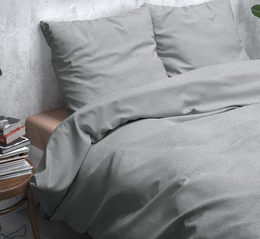 Jason - Flanel - Grijs Dekbedovertrek