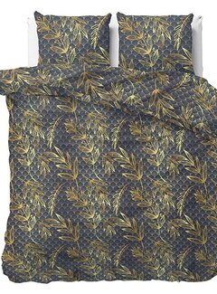Sleeptime Gold Rush - Donkerblauw/Goud Dekbedovertrek