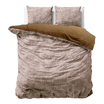 Dreamhouse Signature Velvet Katoen - Aria - Bruin Dekbedovertrek