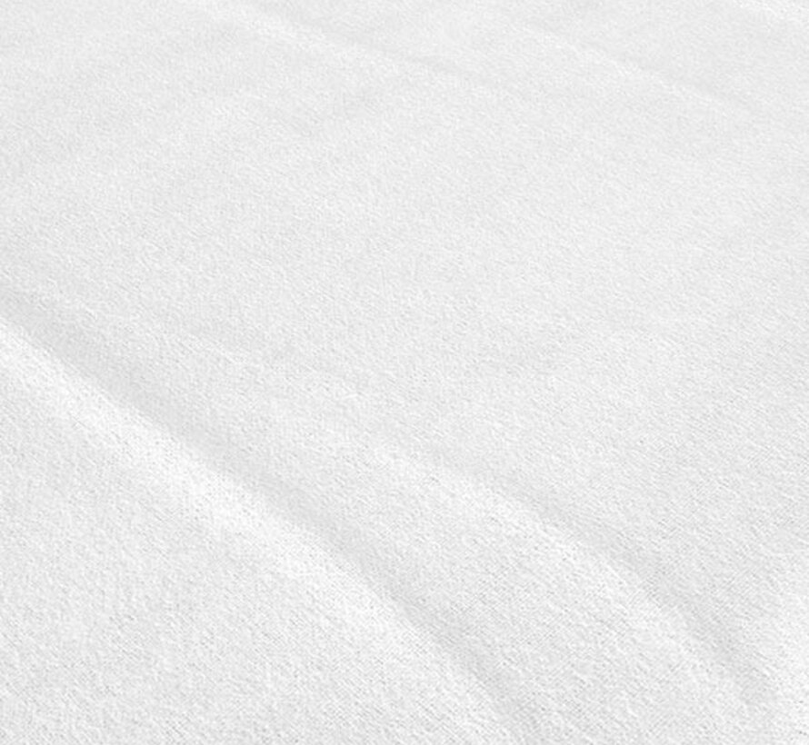 Hoeslaken Flanel - Premium - Wit