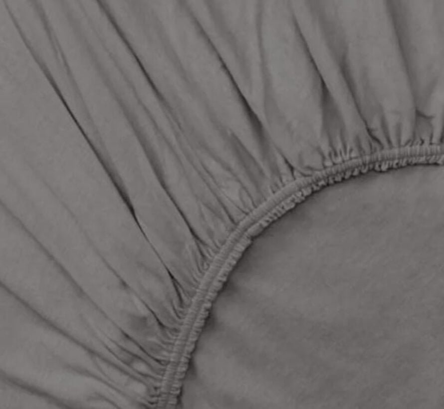 Hoeslaken - Katoen - Antraciet