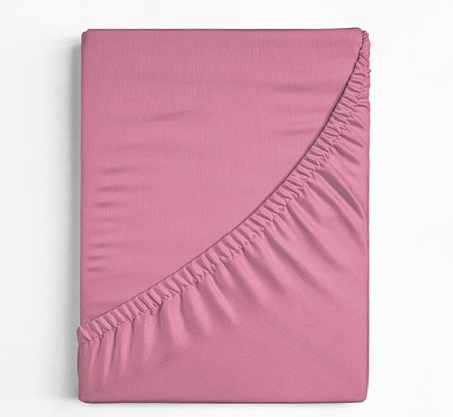 Hoeslaken Katoen - Roze