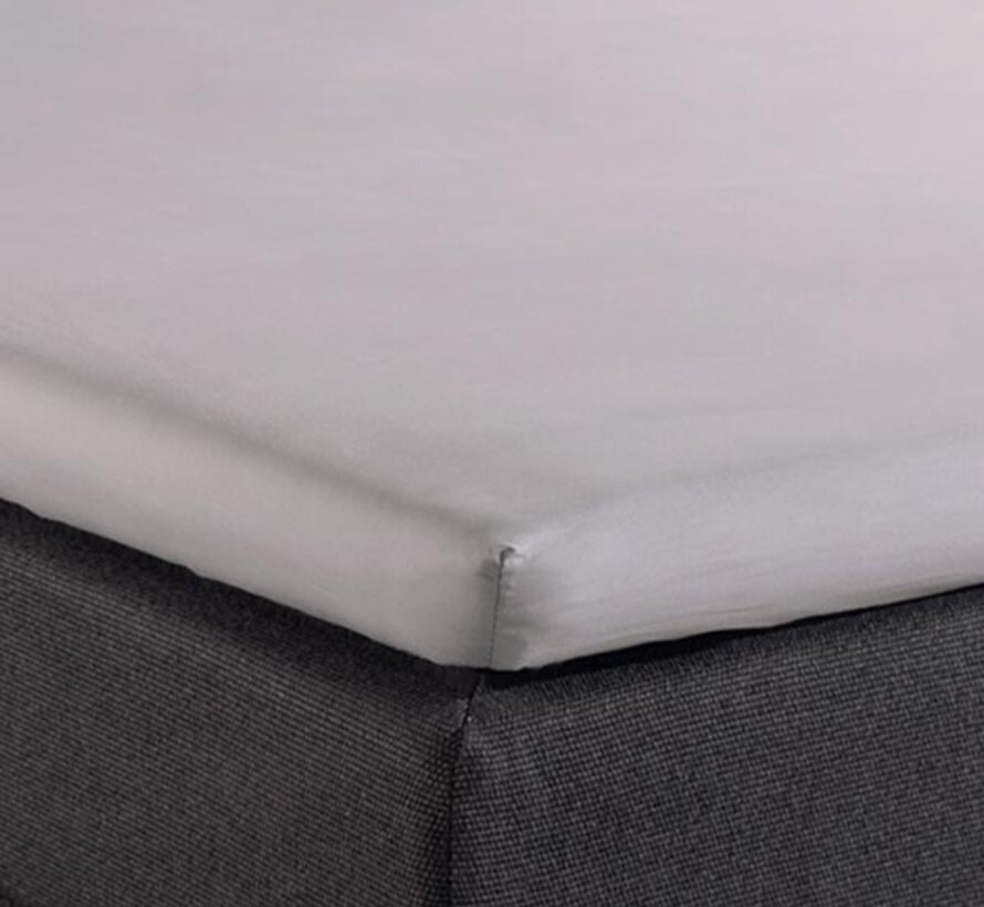 Splittopper Hoeslaken Katoen - Grijs