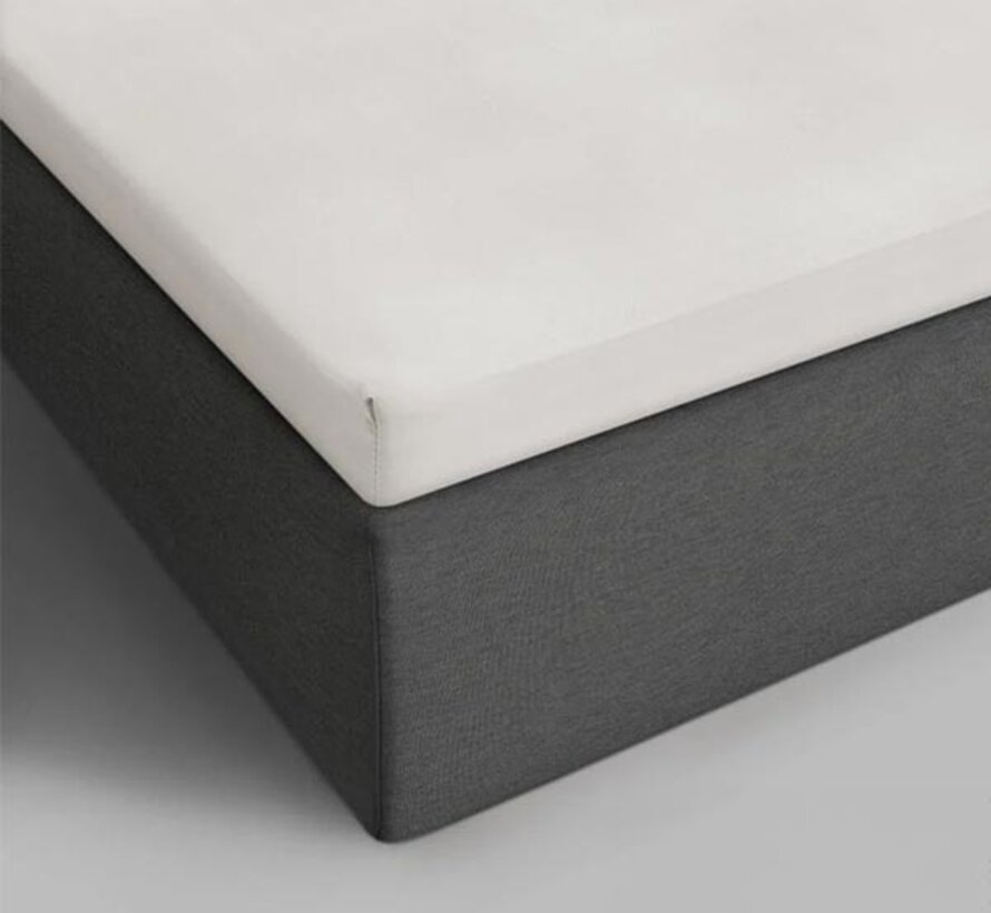 Topper Hoeslaken Katoen - Creme
