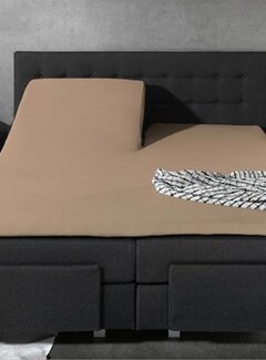 Dreamhouse Splittopper Hoeslaken Katoen - Taupe