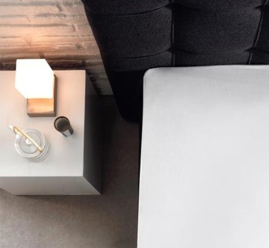 Splittopper Hoeslaken Katoen - Wit