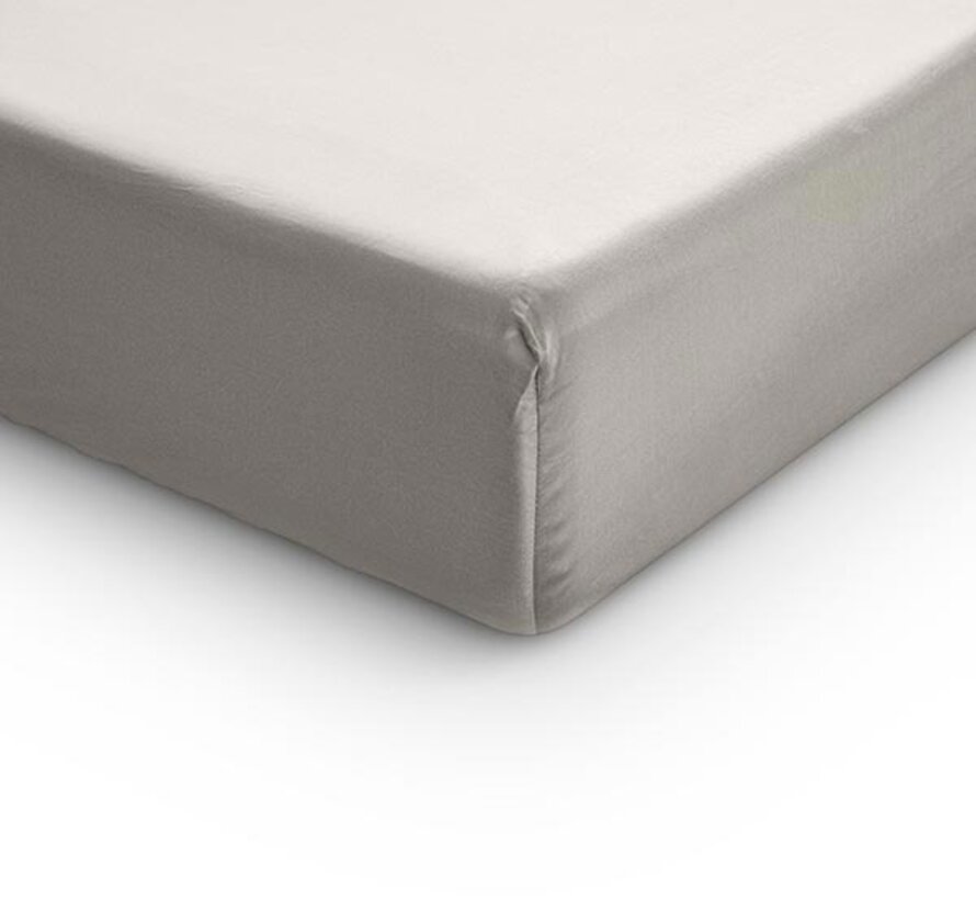 Topper Hoeslaken Katoen-Satijn - Creme