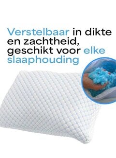 Dreamhouse Hoofdkussen Verkoelend - Aanpasbaar - Nano