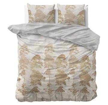 Dreamhouse Satin Riffo - Goud Dekbedovertrek