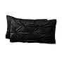 2-Pack: Kussenslopen - Velvet Pintuck - Zwart
