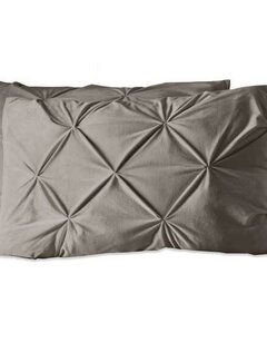 Sleeptime 2-Pack: Kussenslopen - Velvet Pintuck - Zand
