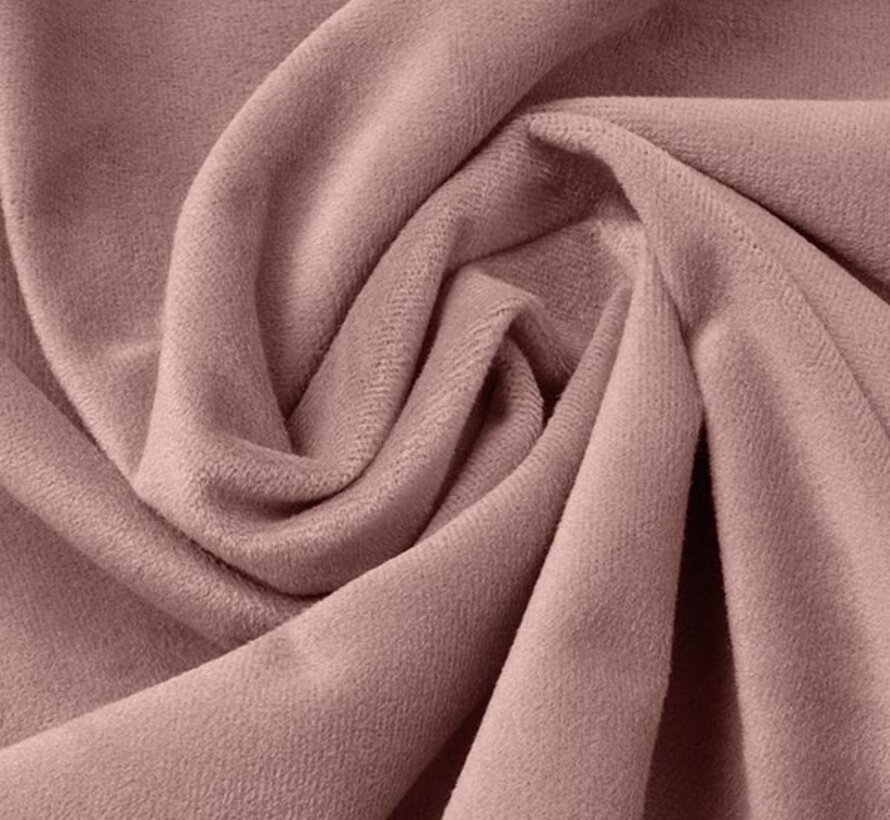 Hoeslaken Velvet - Oud Roze