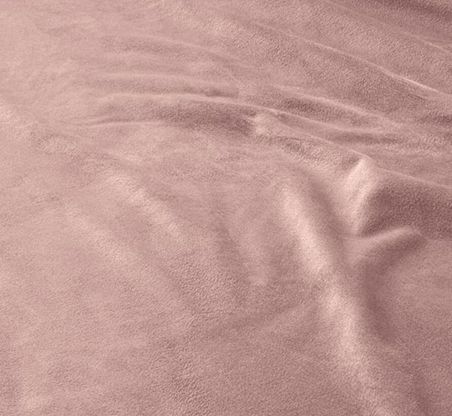 Hoeslaken Velvet - Oud Roze