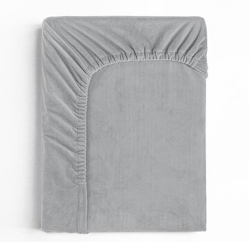 Sleeptime Hoeslaken Velvet - Grijs